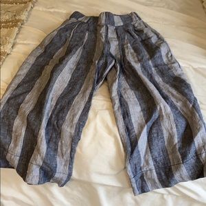 Gap culotte linen pants